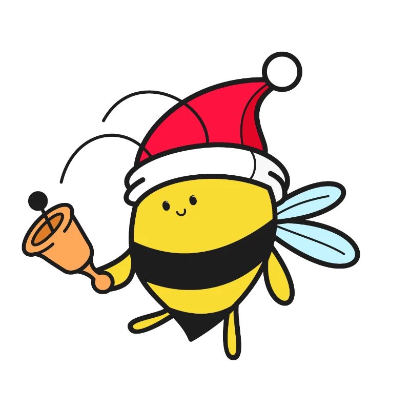 Biene Weihnachten
