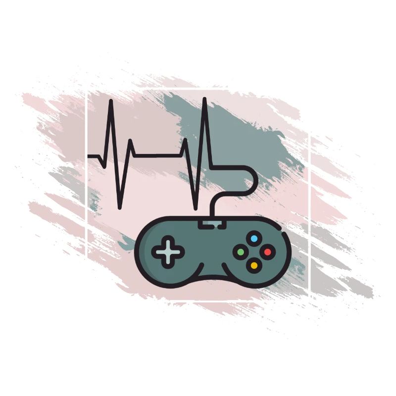 Herzschlag Gaming Controller Retro