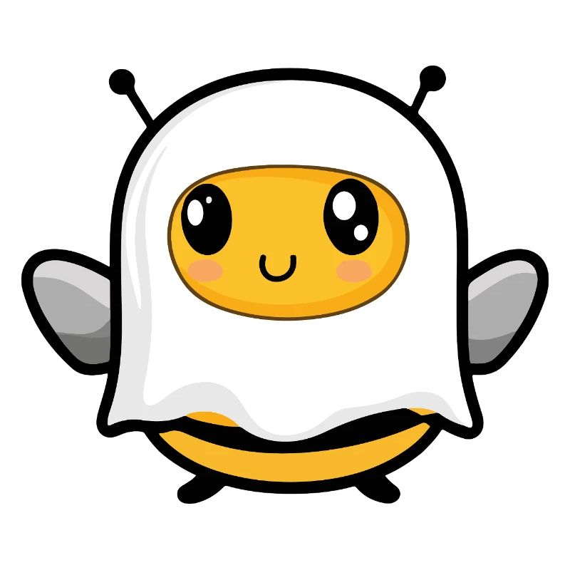 Biene Halloween Geist