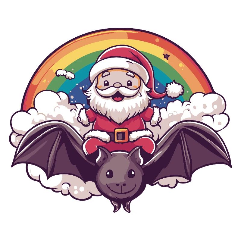 Fledermaus Weihnachtsmann Weihnachten