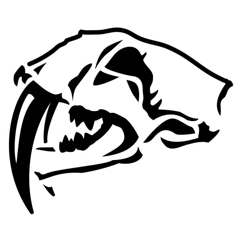 Säbelzahntiger Totenkopf