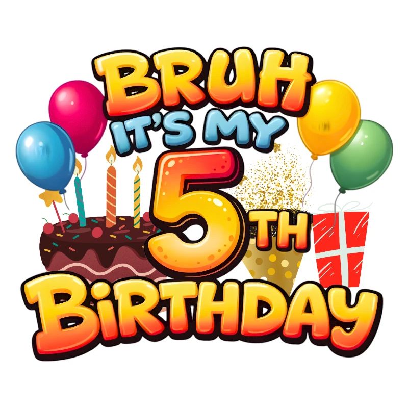 5. Geburtstag Hemd 5. Geburtstag Hemd Mädchen Boy Bir