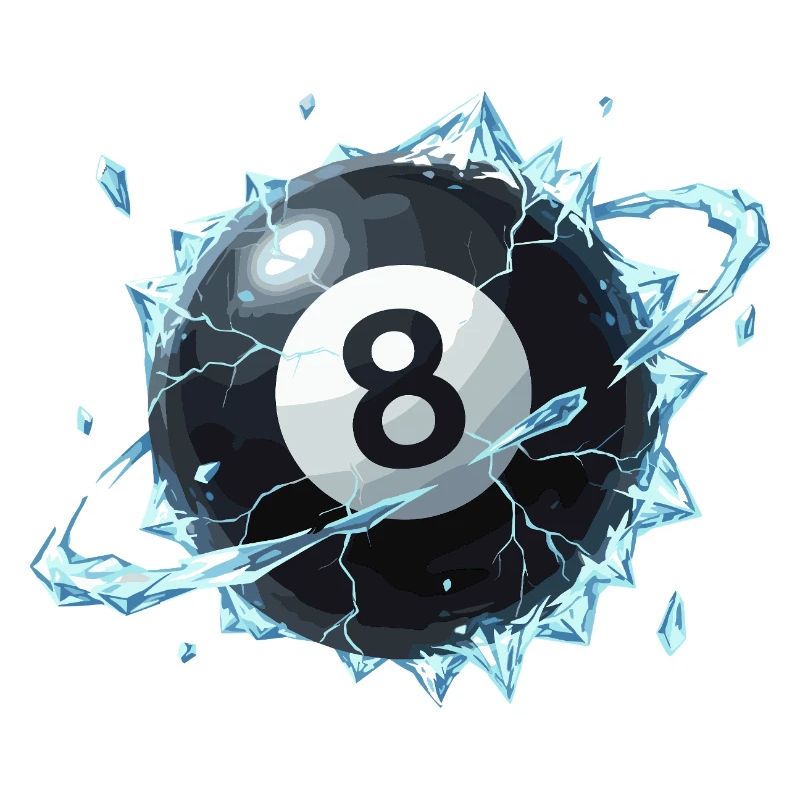 Eisiger 8-Ball Bruch