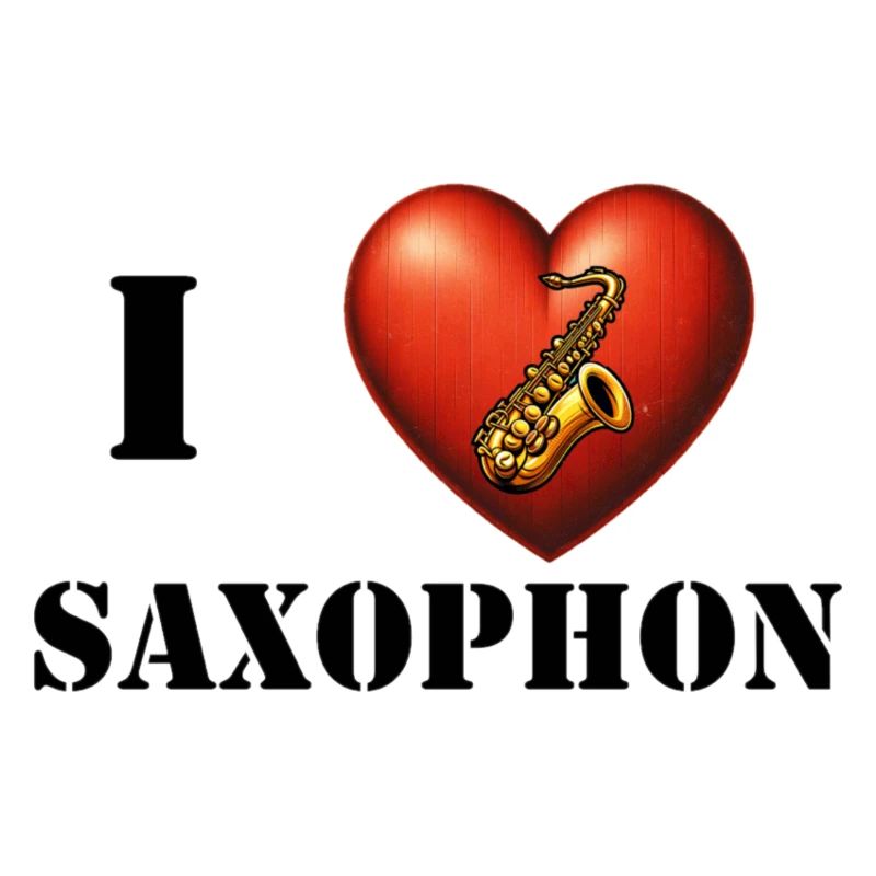 I love Saxophon