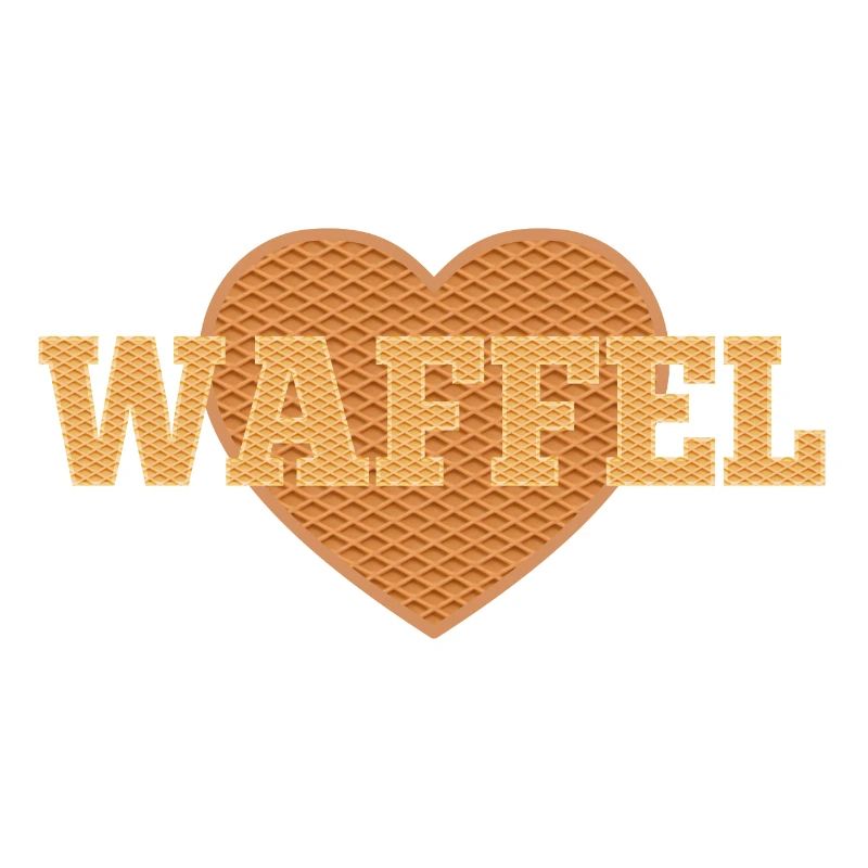 Waffel Love Herz