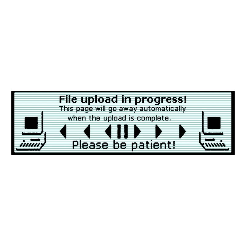 File upload in progress! - Computerspass