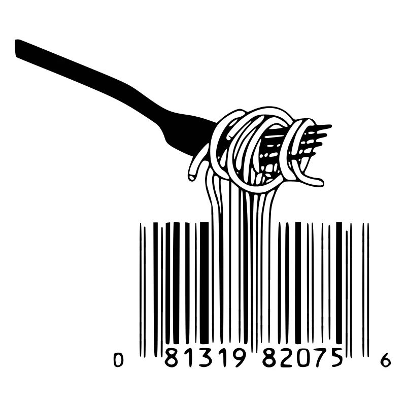barcode gabel spaghetti