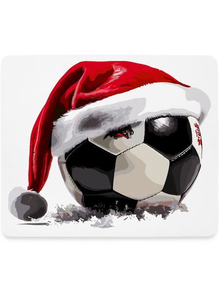Fußball Weihnachten Weihnachtsmütze ball