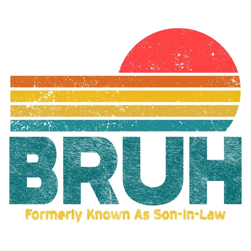 Bruh Sunset Retro-Meme-Design