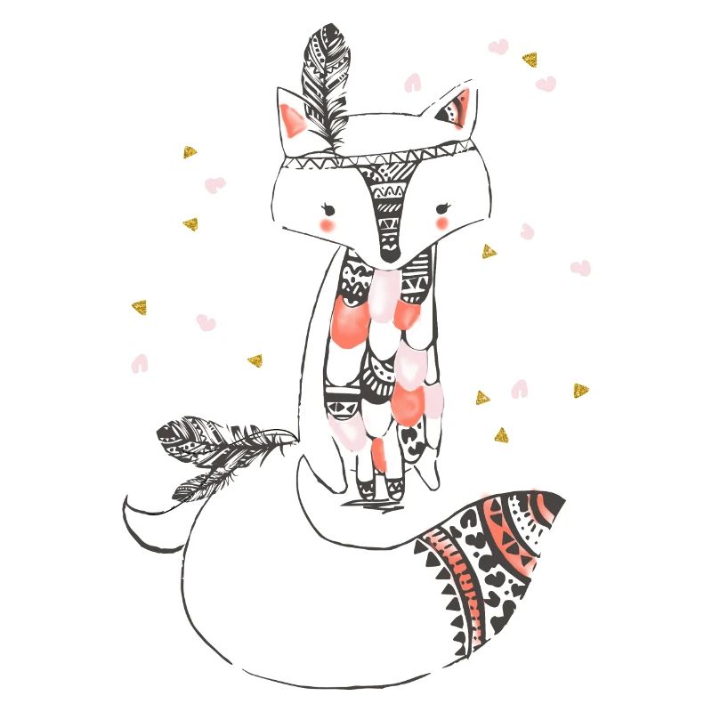Fuchs-Indianer-Mädchen