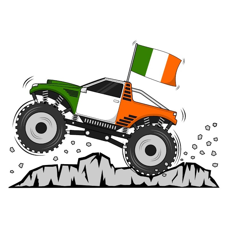 Monstertruck Irland Flagge