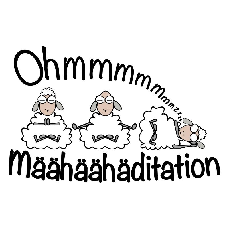 OM Meditation Schafe