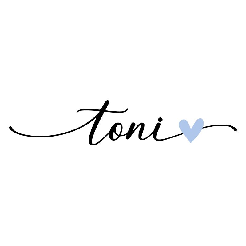 Toni Name Calligraphy Font