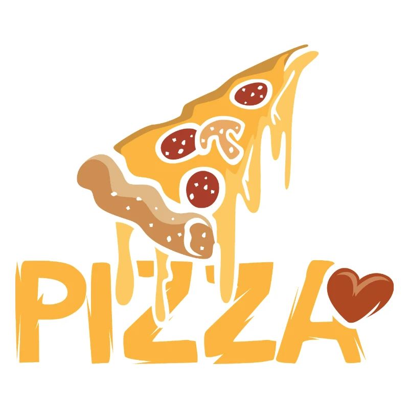Pizza Love Schriftzug