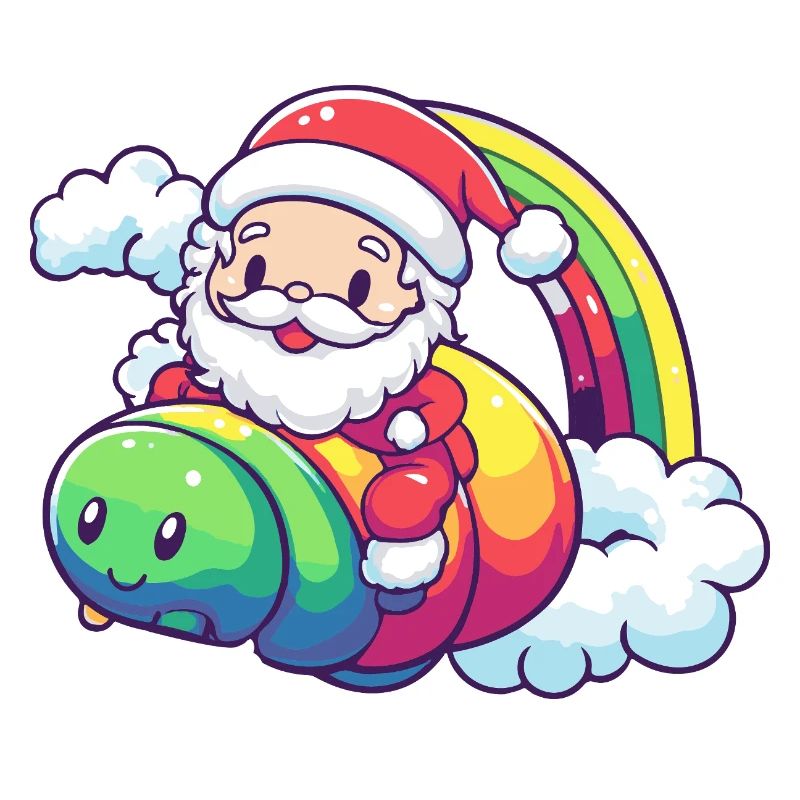 Wurm Weihnachtsmann Weihnachten
