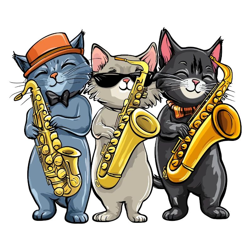 Jazzkatzen Trio Saxophonisten