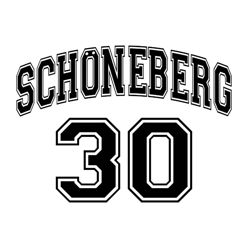 SCHÖNEBERG 30 Nostalgia Design Code postal du quartier de Berlin