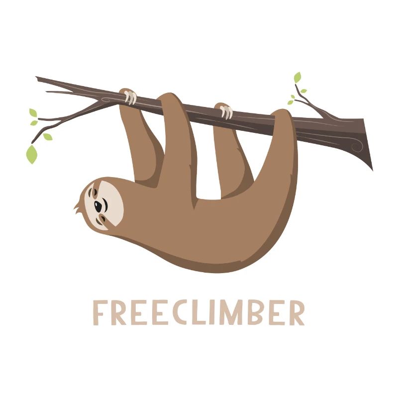 Faultier Sloth Fremclimber