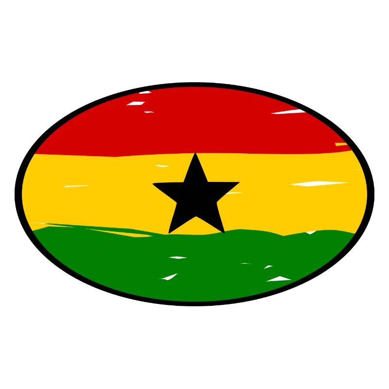 Ghana Aufkleber