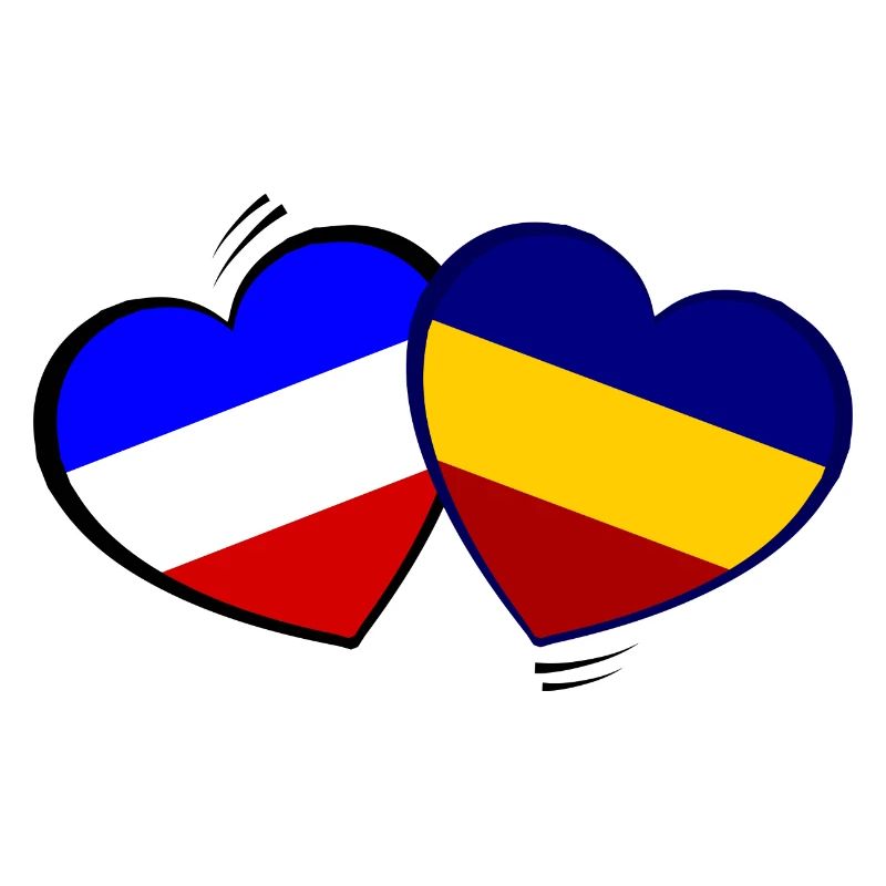 Frankreich Rumänien Liebe