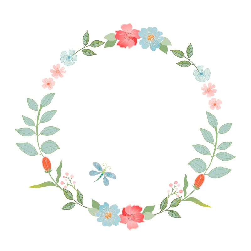 Blumenkranz Personalisierbar