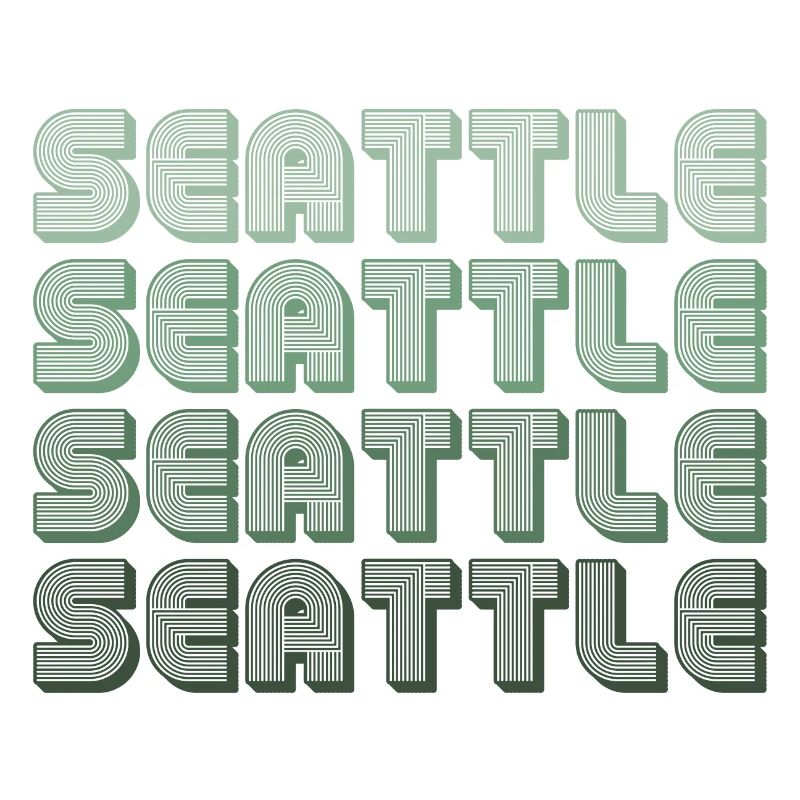Seattle Retro Blockletters