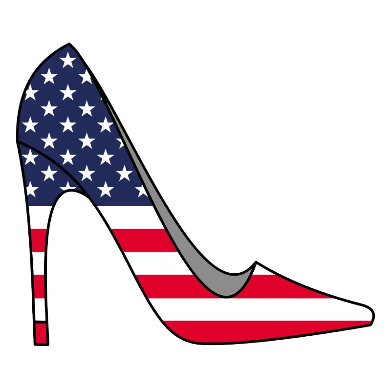 Damenschuhe und Amerika