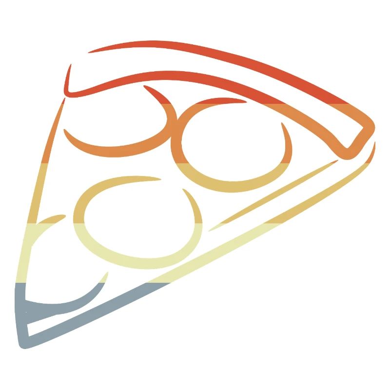 Pizza Retro Look
