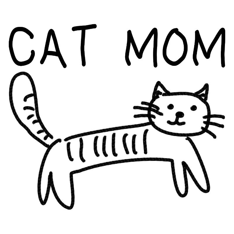 Katze Spruch Cat Mom