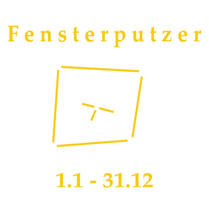 Fensterputzer Sternzeichen Gebäuderreiniger  