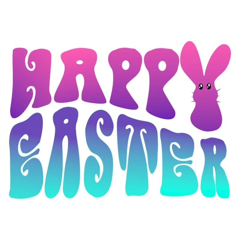 Happy Easter Schriftzug