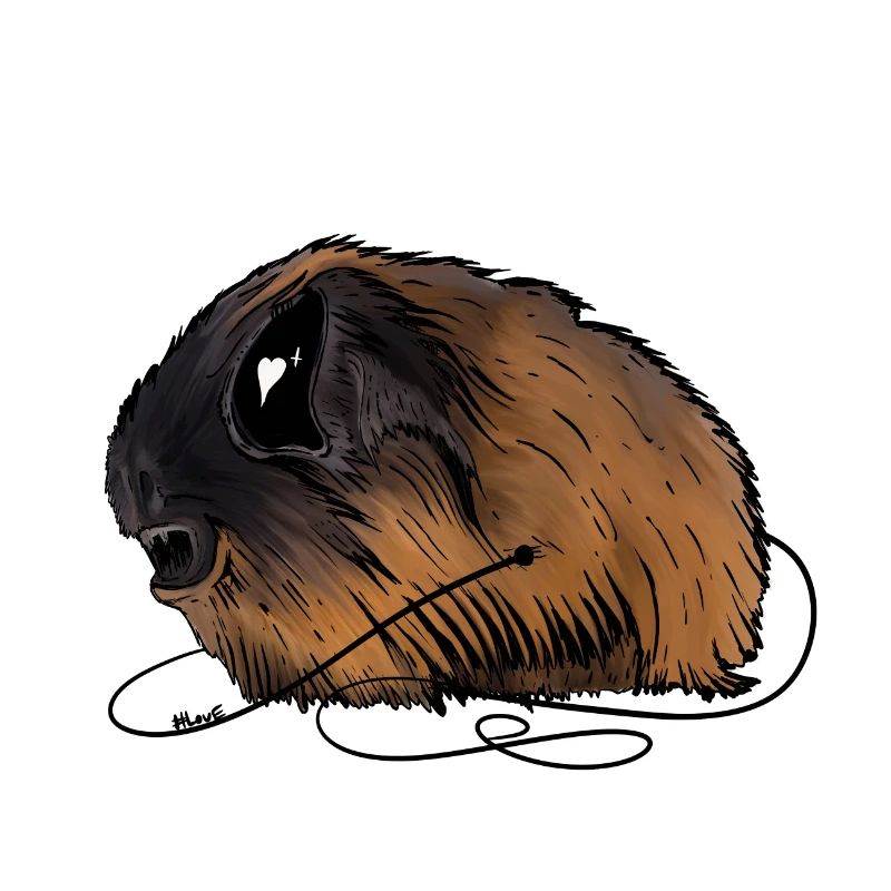 Meerschweinchen Zombie