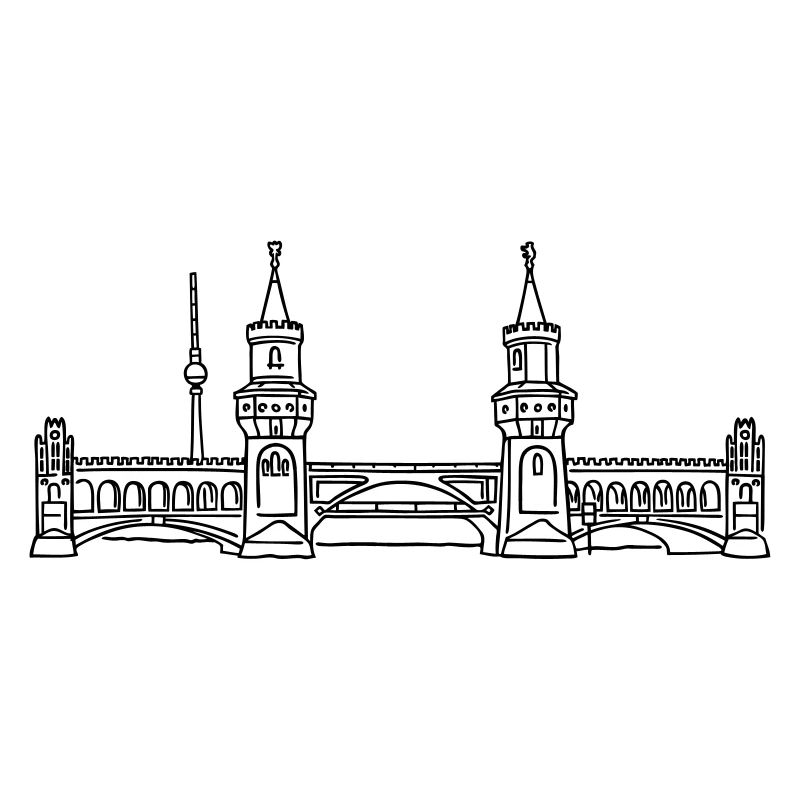 Oberbaumbrücke in Berlin