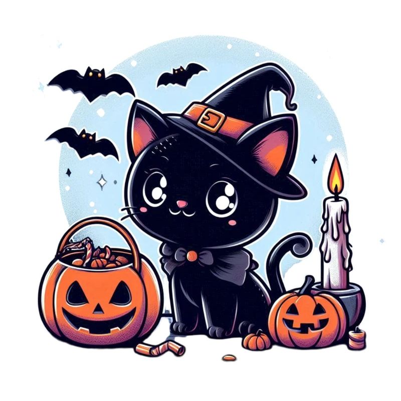 Katzen-Halloween