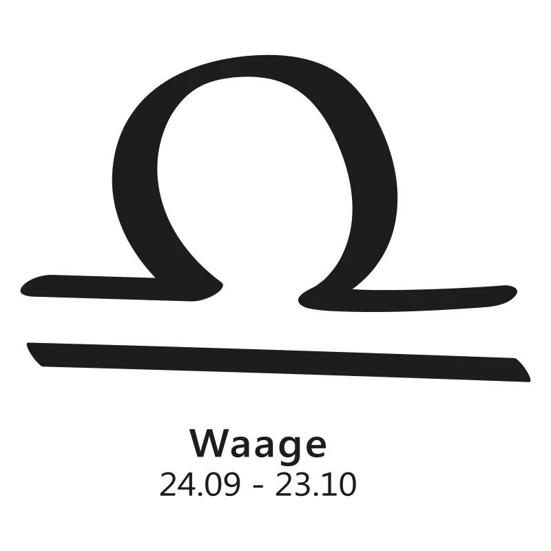 Waage Sternzeichen Symbol