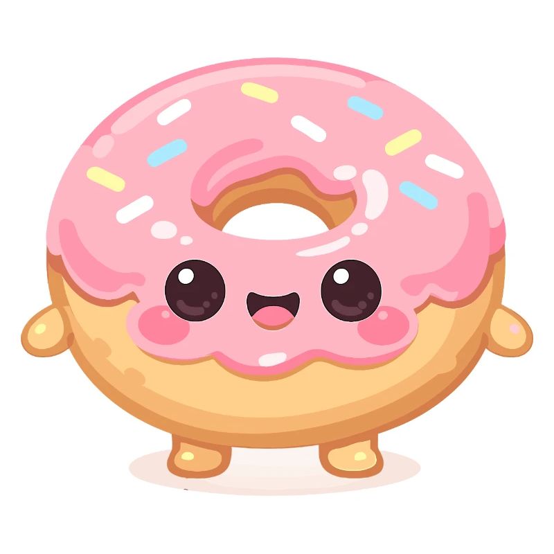 Kawaii Donut Lächeln