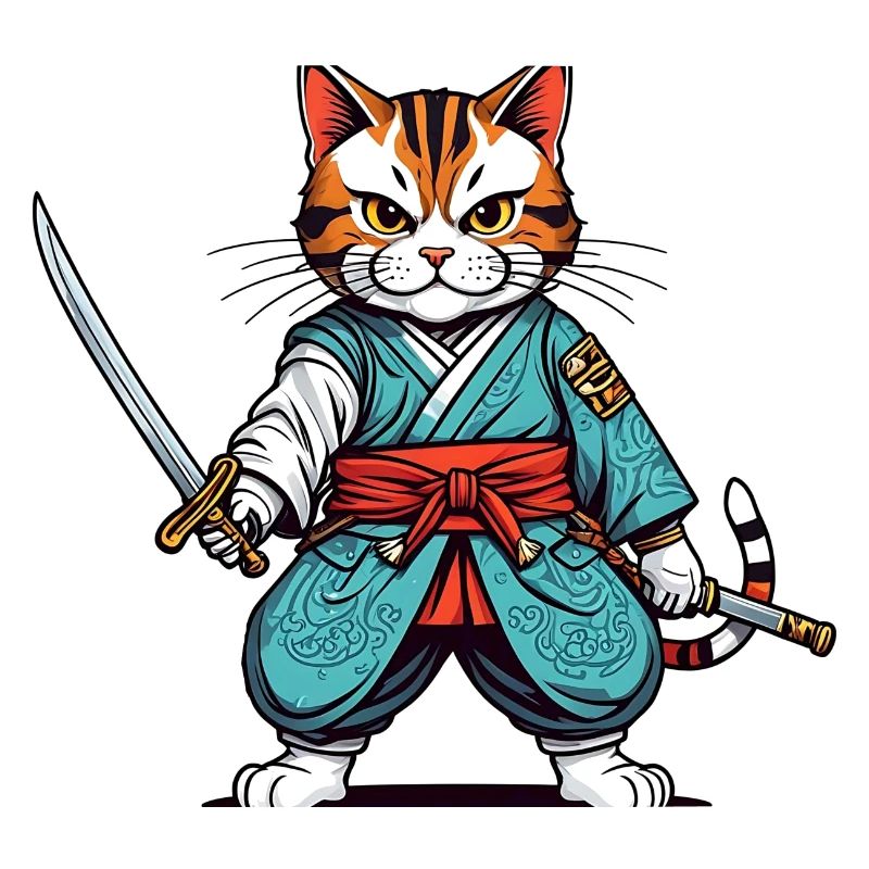 Samurai cat
