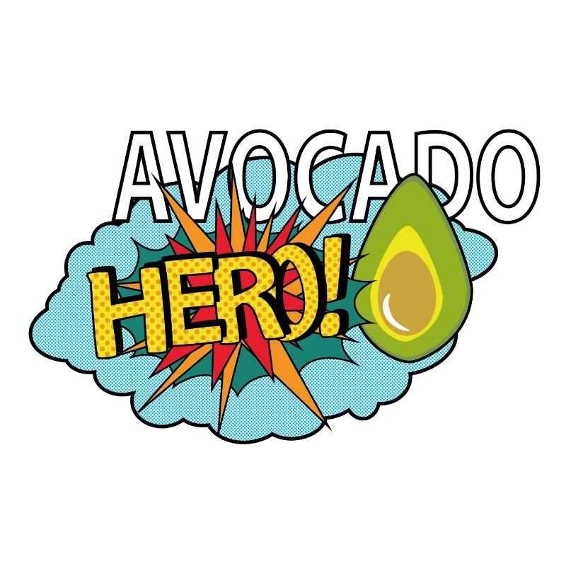 Avocado Hero - Pop-Art