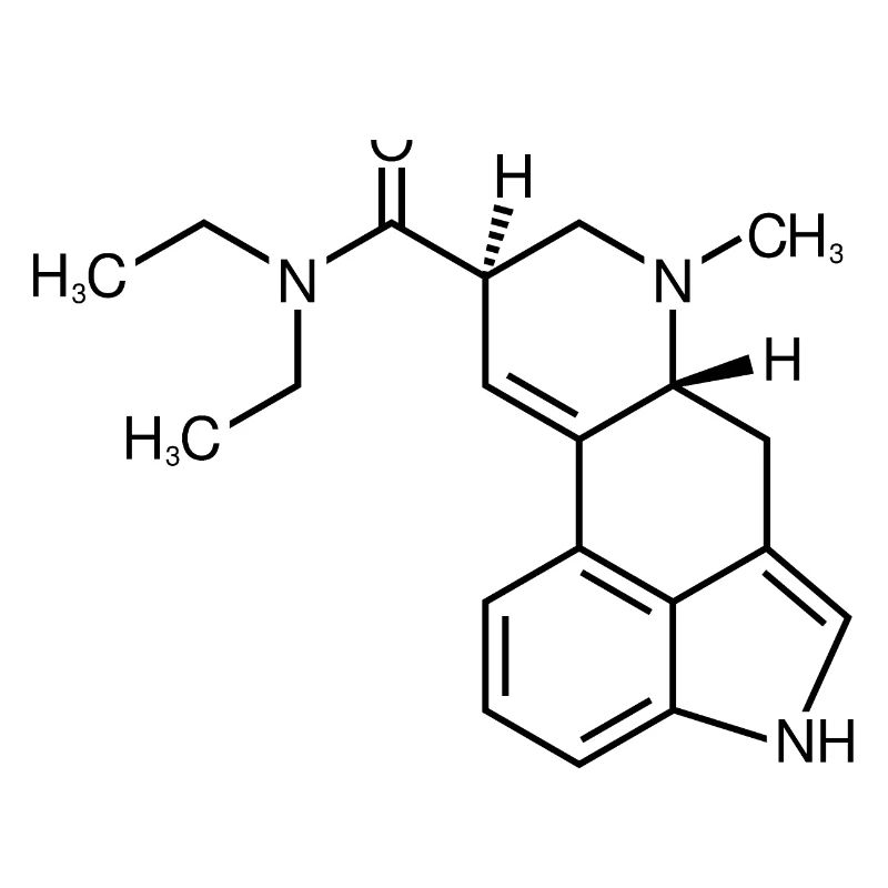 Structure de la molécule de LSD