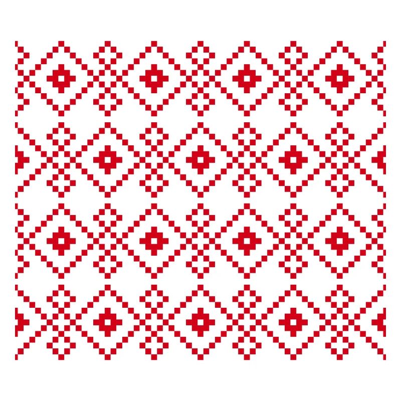 Pull uni de Noël (rouge)