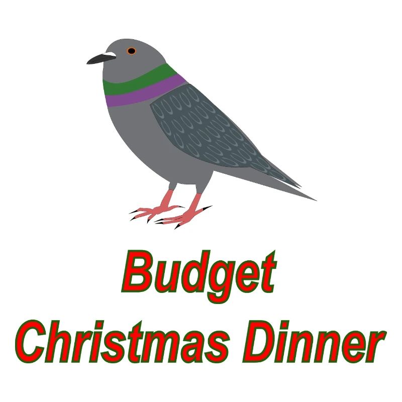 Tauben-Budget-Weihnachtsessen