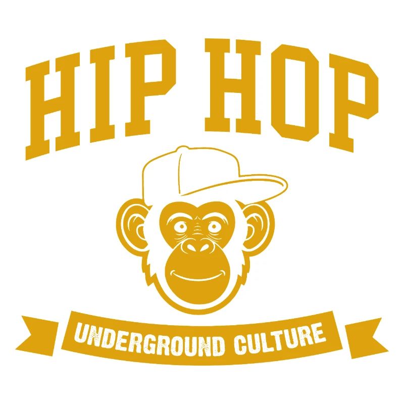 Untergrund-Hip-Hop-Affe