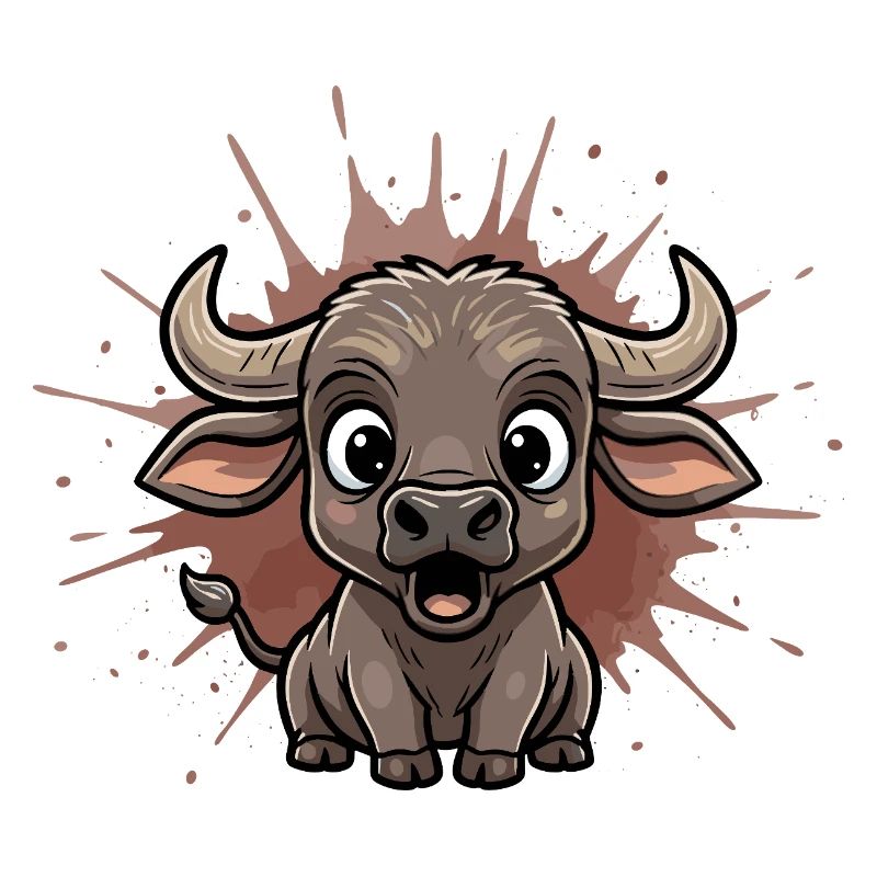 Kuhjunge Cartoon Bull