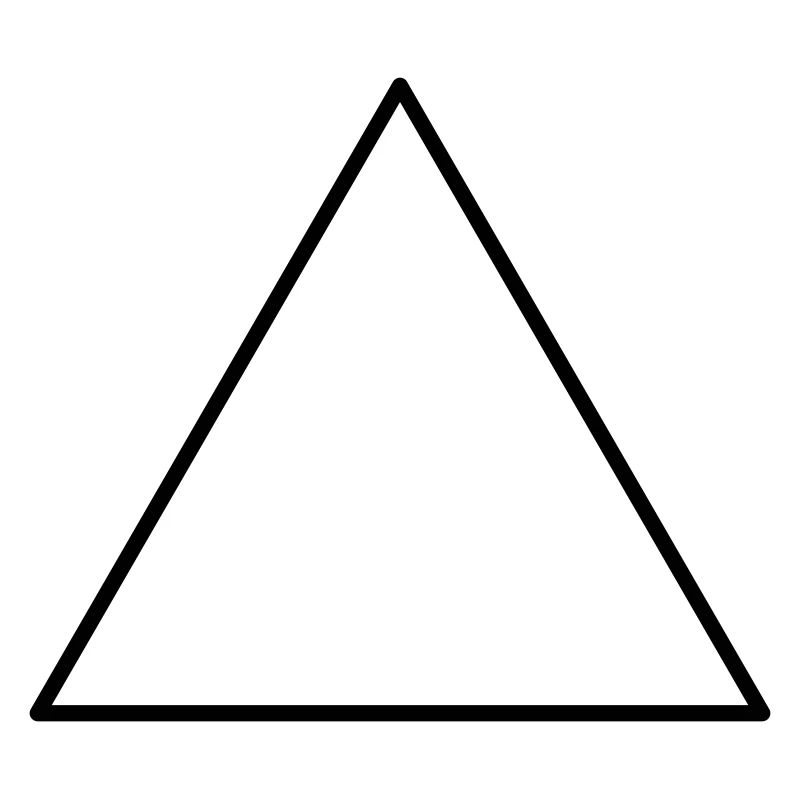 Symbol triangle equilateral