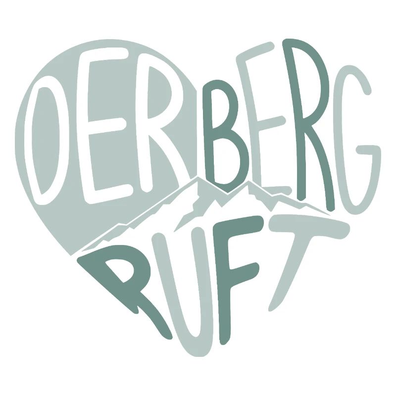Der Berg ruft Herzdesign