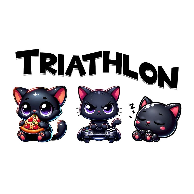 Triathlon Triathlete Cat