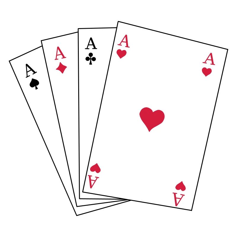 Spielkarten Ass