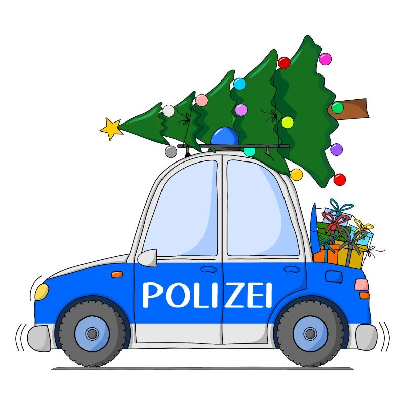 Polizeiauto Weihnachten