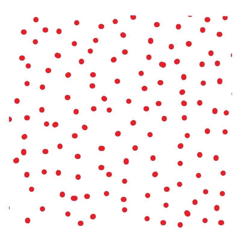 mouse pad doodle pattern red white dots Mousepad