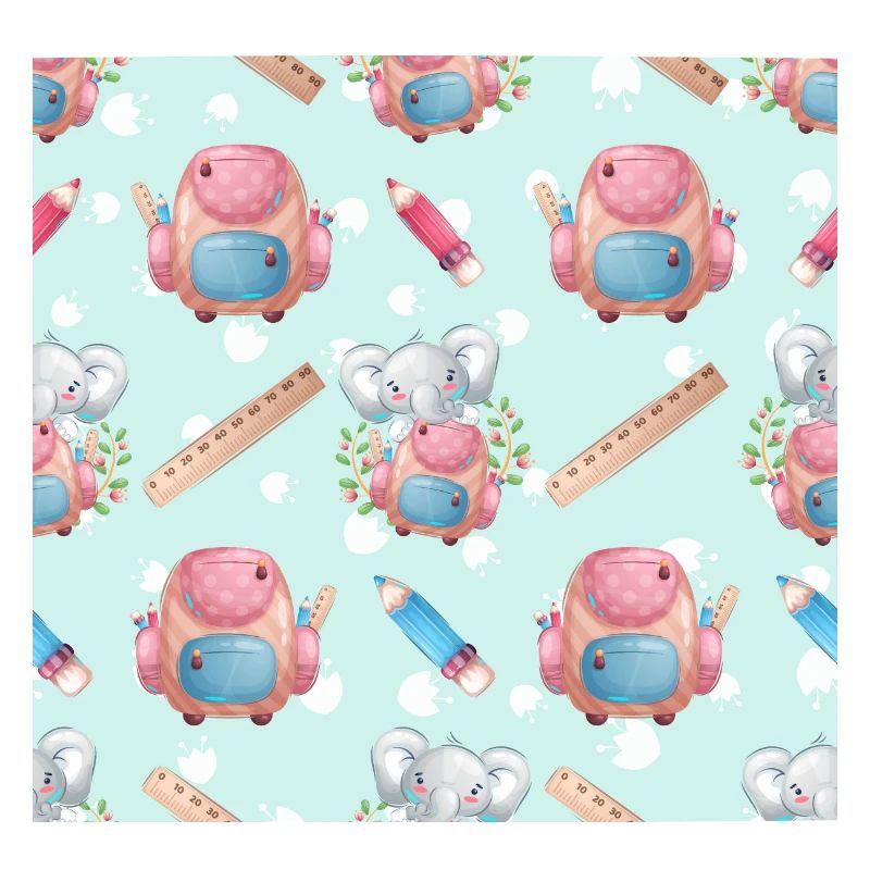 Cute Elephant Animal Pattern